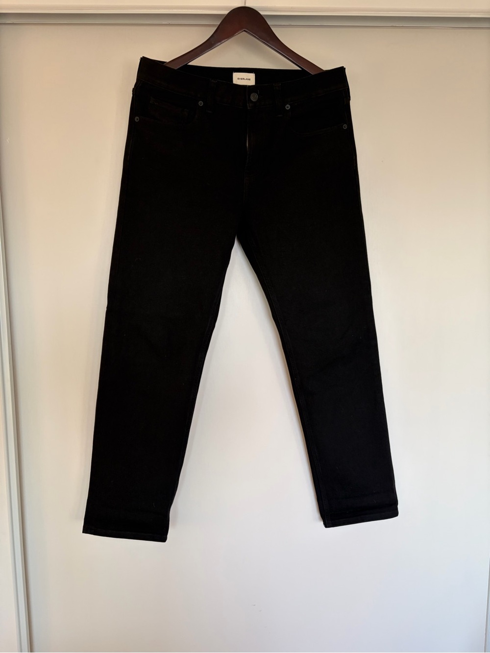 Everlane Black Straight Jeans NWOT
